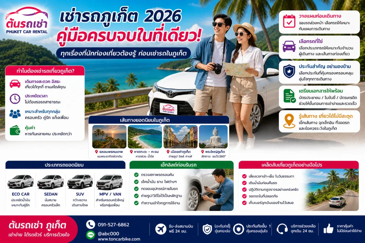 ทำไมควรจองรถเช่าภูเก็ตล่วงหน้า? ข้อดีที่หลายคนมองข้าม