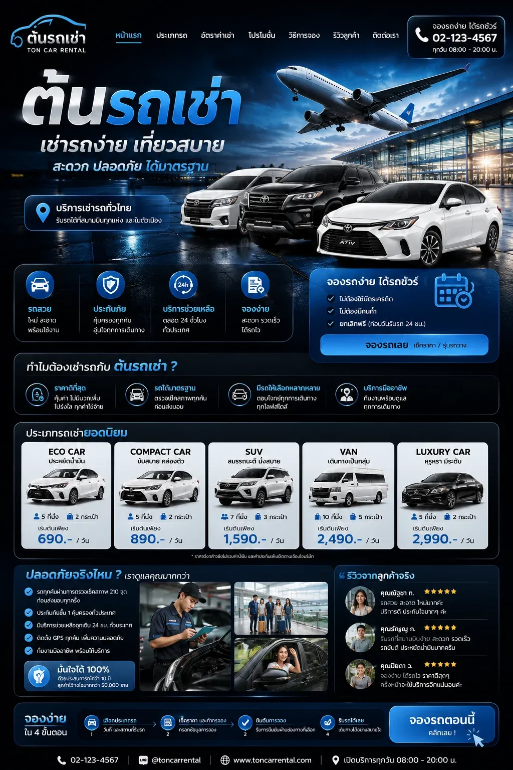 เช่ารถภูเก็ตสนามบบินรับรถที่สนามบินรึ? รับที่ร้าน?