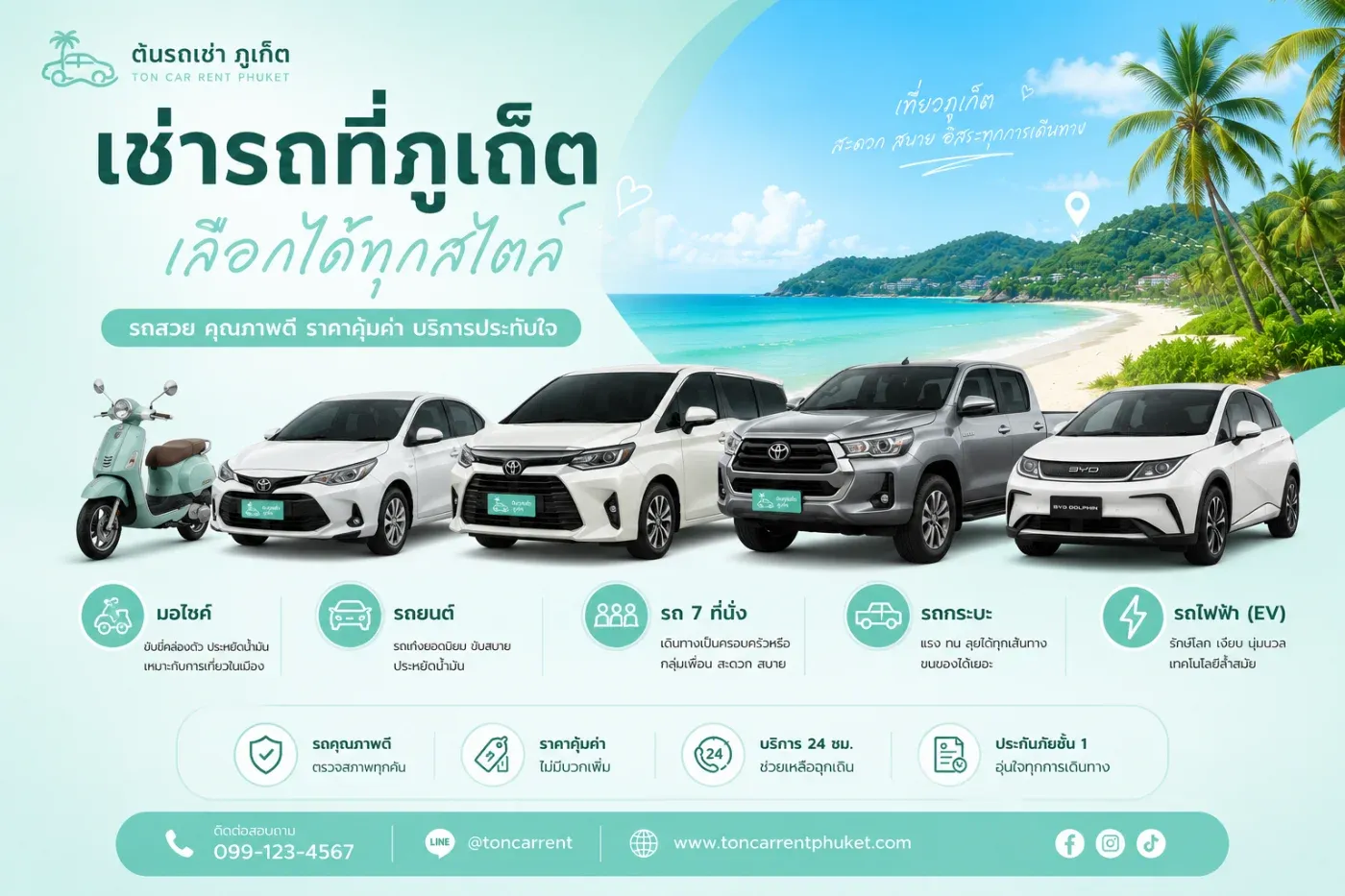 รถยนต์ขนาดเล็ก ประหยัดน้ำมัน ขับง่าย