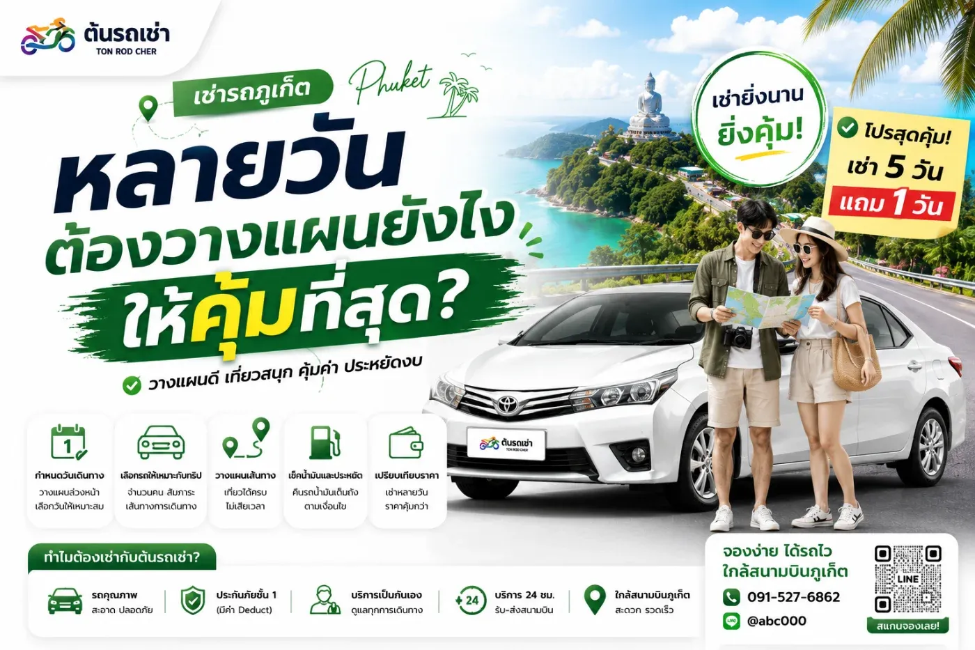 หากเช่ารถหลายวัน จะวางแผนอย่างไรให้คุ้มค่าที่สุด?
