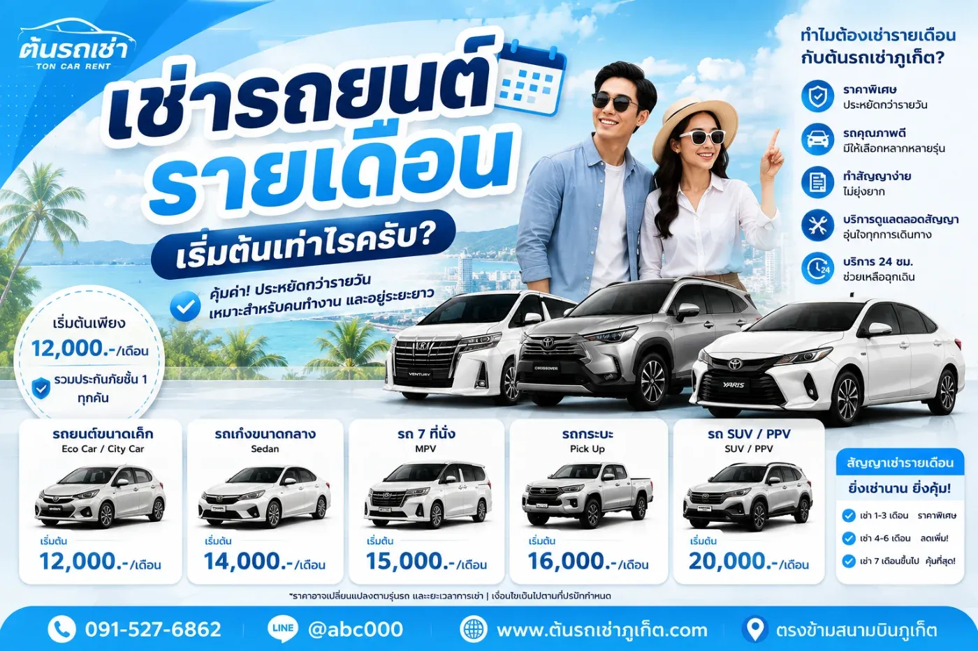 “เช่ารถยนต์รายเดือนราคาเท่าไร และคุ้มกว่าการเช่ารายวันไหม?”