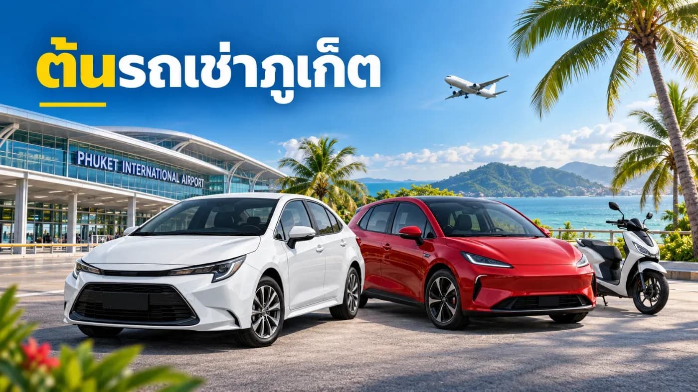 ต้นรถเช่าภูเก็ต เช่ารถง่าย ใกล้สนามบิน ราคาเป็นกันเอง พร้อมเที่ยวทั่วเกาะ