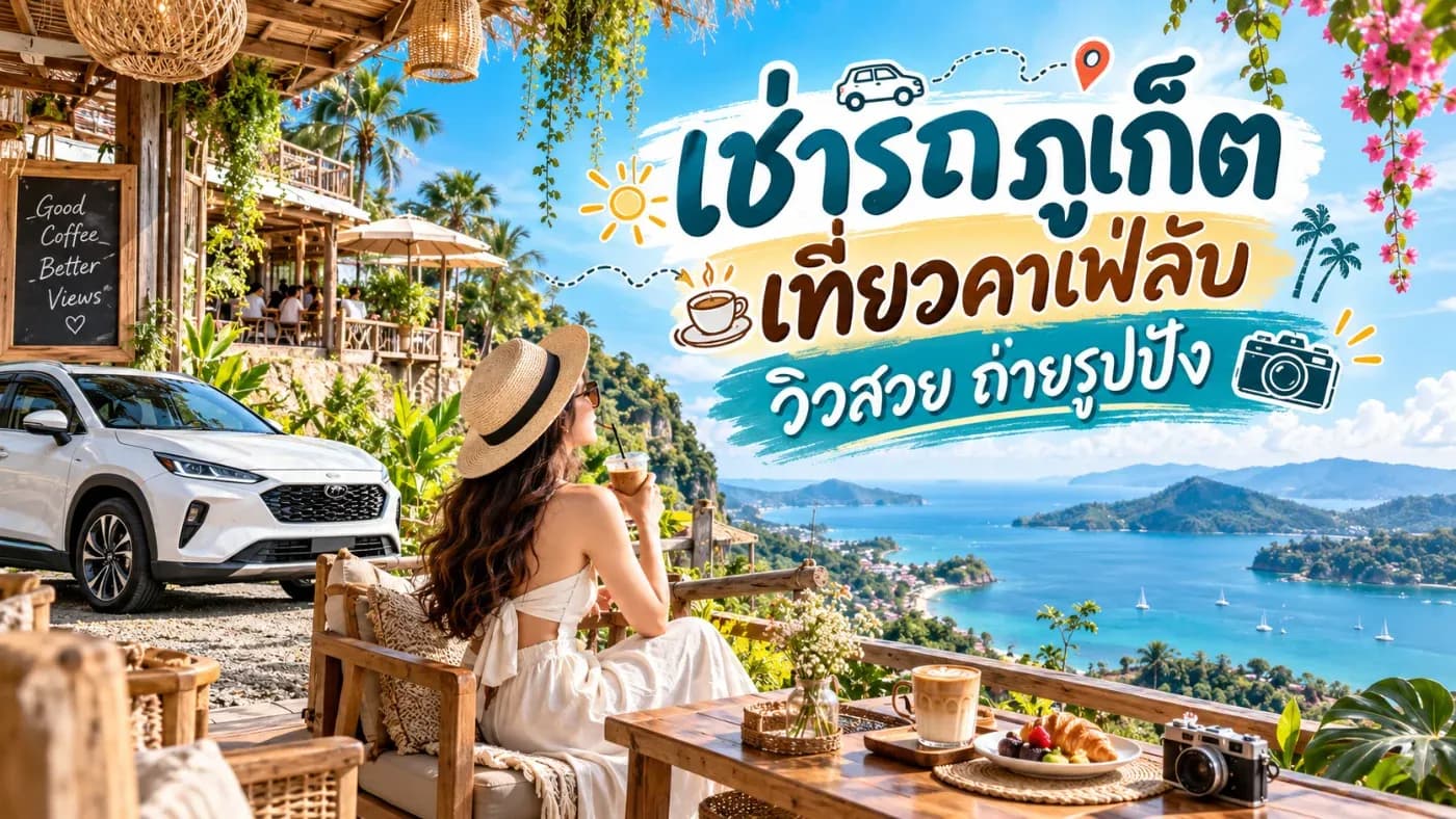 มาเที่ยวภูเก็ตทั้งที นอกจากทะเลสวย หาดดัง และจุดชมวิวต่าง ๆ แล้ว อีกหนึ่งกิจกรรมที่หลายคนชอบมากคือการตระเวนเที่ยวคาเฟ่ภูเก็ต