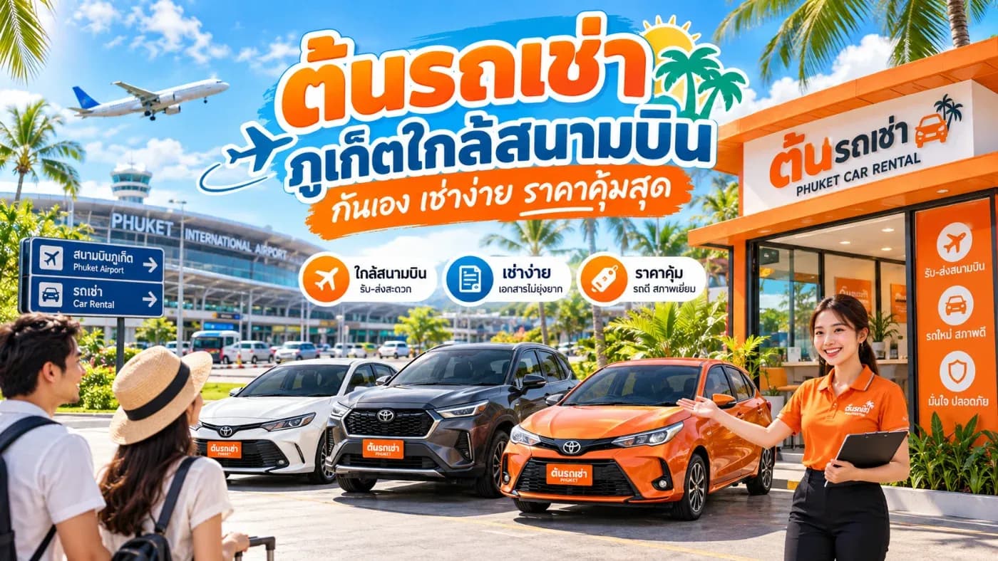 หนึ่งในเรื่องที่หลายคนให้ความสำคัญคือ ร้านรถเช่าอยู่ใกล้สนามบินไหม ราคาแพงหรือเปล่า และขั้นตอนการเช่ายุ่งยากหรือไม่