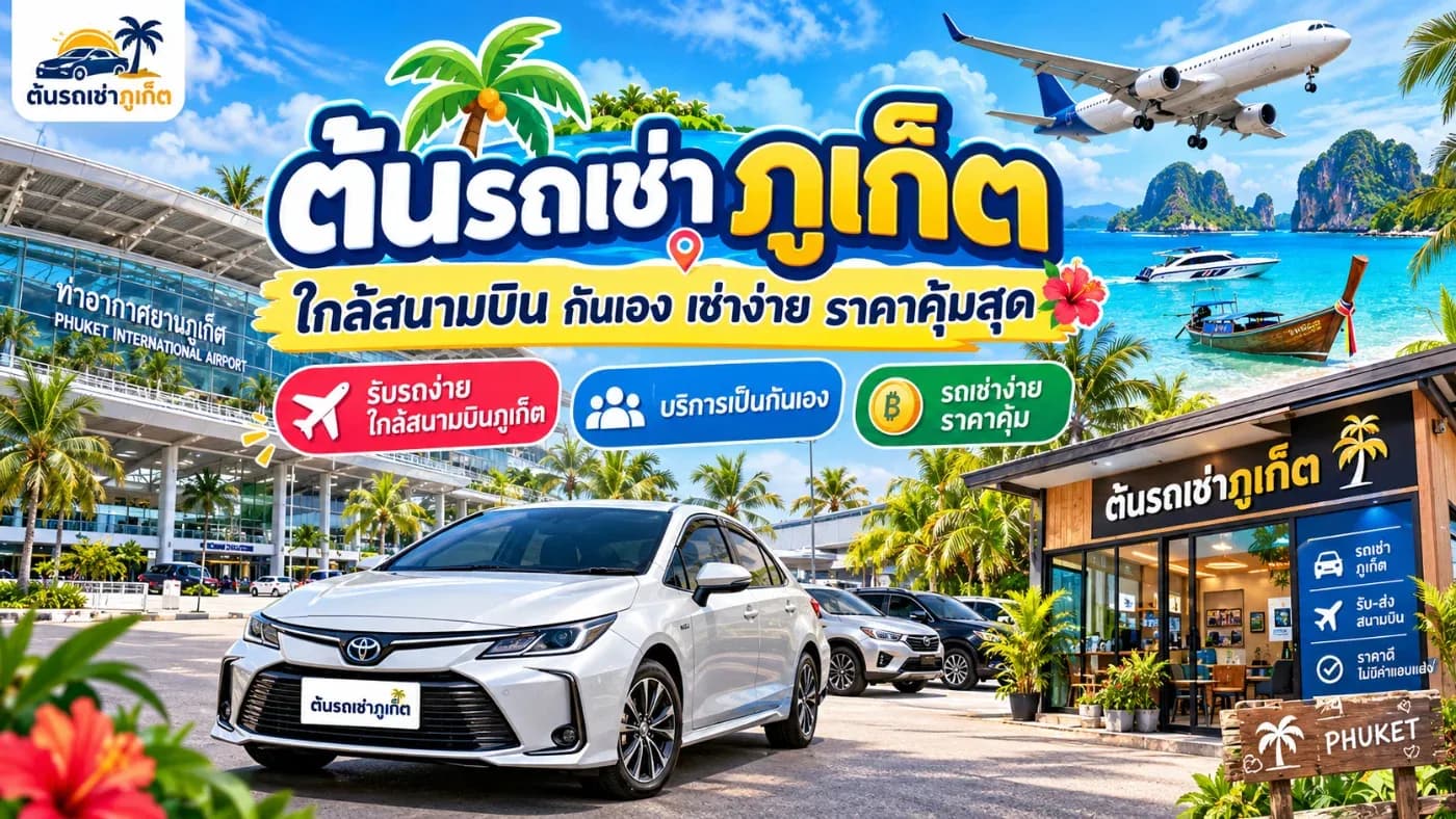 ที่สำคัญ ร้านต้นรถเช่าภูเก็ตเน้นการบริการแบบเป็นกันเอง พูดคุยง่าย อธิบายรายละเอียดชัดเจน